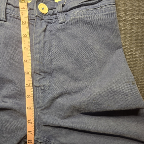 Stoned Immaculate Sail Away Retro High Rise Canvas Pants in Navy Blue Size 25 - Picture 4 of 8